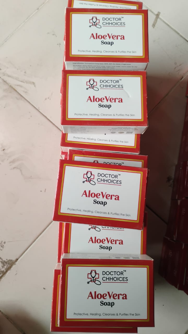 Doctor Chhoices / Choices Premium Aloe Vera Herbal Bath Soap (1 Pc) Doctor Chhoices / Choices Premium Aloe Vera Herbal Bath Soap (1 Pc)